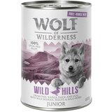 Wolf of Wilderness Junior "Free-Range Meat" 6 x 400 g - Wild Hills - raca & teletina iz proste reje Cene