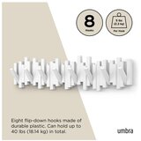 Umbra Bijela plastična zidna vje&amp;scaron;alica 72 cm Sticks &amp;ndash; Slike
