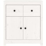  Komoda bijela 70 x 35 x 80 cm od masivne borovine | shoptok.hr