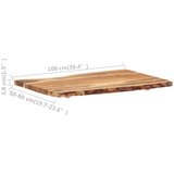 Stolna ploča od masivnog bagremovog drva 100 x (50-60) x 3,8 cm | Eponuda.com