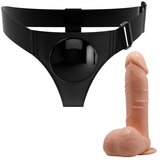 Pretty Love HARNESS BRIEFS UNIVERSAL HARNESS WITH DILDO TOM 20 CM NATURAL | shoptok.hr