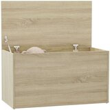 vidaXL Skrinja za shranjevanje sonoma hrast 84x42x46 cm iverna plošča | Shoptok.si