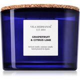 Vila Hermanos Apothecary Cobalt Blue Grapefruit & Citrus Lime dišeča sveča 350 g Cene