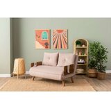 Atelier Del Sofa Dvosed na razvlačenje Cosmo, 190x120x82 cm, Prljavo roze | Eponuda.ba