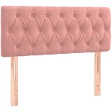 The Living Store posteljno vzglavje roza 90x7x78/88 cm žamet - vzglavje, (21494857) | Shoptok.si