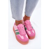Boto Low platform sneakers pink Ovivene | shoptok.hr