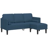 vidaXL L-kauč Plavi Tkanina 173 x 131 x 67 cm L-kauč Moderni Cijene