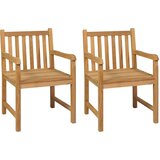  Vrtni blagovaonski set od 3 dijela 80x80 cm masivno tikovino drvo | shoptok.hr