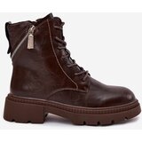 Big Star Leather Women's Work Boots Lined Big Star | shoptok.hr