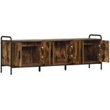  TV ormar 146 x 33 x 50 cm Dimljeni hrast Konstruirano drvo Slike