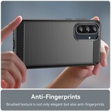 Techsuit Carbon Silicone maska za Samsung Galaxy A27 5G – crna | shoptok.hr
