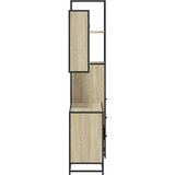  3-dijelni set kupaonskog namještaja boja hrasta sonome drveni | shoptok.hr