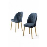 Hanah home set 2 stolice mara anthracite gold Cene