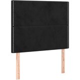 Maison Chic Posteljno vzglavje - Vzglavna omarica 2 kosa črno 90x5x78/88 cm žamet, (22077191) Cene