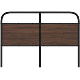  Zamjensko uzglavlje smeđa boja hrasta 140 cm čelik i konstruirano drvo | shoptok.hr