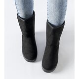 Gemre Black insulated classic snow boots Ireneo | ePonuda.com