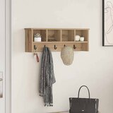  Vješalica za kapute na zidu Umjetnički hrast 75 x 16 x 26 cm | shoptok.hr