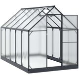  Rastlinjak v vrtu z vrati Antracit 183,5 x 303,5 x 207 cm, (5000288595) | Shoptok.si