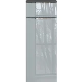 Sivi visok/zidni kupaonski ormarić 36x93 cm Vasio –