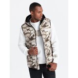 Ombre men's quilted vest Cene