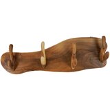 Zidna drvena vješalica od orahovog drveta | shoptok.hr