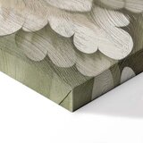  Slika - Retro Vintage Flowers in Delicate Cream and Green Colors 120x80 Premium Print | shoptok.hr