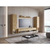 P & B Dnevni Regal Amadeo 2, Barva Hrasta Artisan, 4-Delno | Shoptok.si