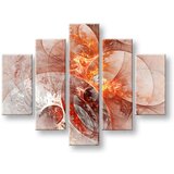  Slike na platnu 5-delne abstrakt AB053E50 (moderne slike na) | shoptok.hr