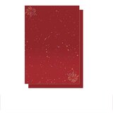 INF Ognjemetni tisk papir za zavijanje - 35x50cm, 50 Listov - Premium Darilni Papir WineRed, (5000158651) Cene