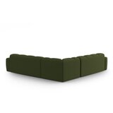 Micadoni Home zelena kotna sedežna garnitura lisa | Shoptok.si