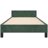  Posteljni okvir z vzglavjem temno zelen 90x190 cm žamet, (20905296) | Shoptok.si