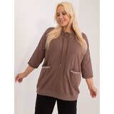 MELLE Blouse-RV-BZ-14001.46-brown | Shoptok.si