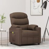 vidaXL Masažni stol rjavo blago | Shoptok.si