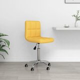  Okretna uredska stolica od tkanine boja senfa | shoptok.hr