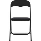  Zložljiva stolica 2 pcs Črna 48 x 44 x 78 cm Žamet, (5000296889) | Shoptok.si