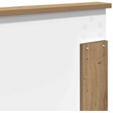 vidaXL Vzglavje z vzglavjem Umetni hrast 120 cm Konstruiran les | Shoptok.si