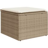  5-dijelni vrtni set sofa s jastucima bež od poliratana 55 x 55 x 37 cm | Shoptok.si