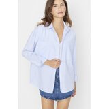 Trendyol Blue Striped Shirt Cijene