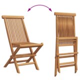  3-dijelni sklopivi vrtni bistro set od čvrstog drva akacije | shoptok.hr