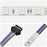  LED traka 4 pcs Crna i bijela 150 cm Bakar i plastika | shoptok.hr