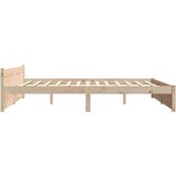  Posteljni okvir iz trdne borovine 180x200 cm, (20646617) | Shoptok.si