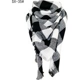 INF Zimski šali, topli šali, topel ovratnik Black+White, (21751524) | Shoptok.si