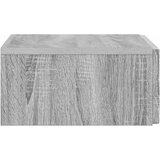 Stolna montirana na zid Siva Sonoma 87,5 x 34,5 x 17 cm | shoptok.hr