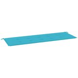  Jastuk za vrtnu klupu tirkizni 150x50x4 cm od tkanine Oxford | shoptok.hr
