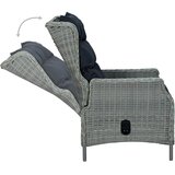  9-dijelni vrtni blagovaonski set od poliratana svjetlosivi | shoptok.hr