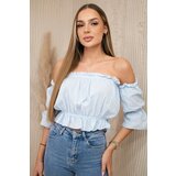 Kesi Azure blouse without shoulders | shoptok.hr