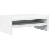  Stalak za monitor bijeli 42 x 24 x 16 cm od konstruiranog drva | shoptok.hr