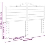  Uzglavlje s uzglavljem Betonski sivi 150 cm Konstruirano drvo | shoptok.hr
