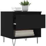  Stolić za kavu crni 50 x 46 x 50 cm od konstruiranog drva | Shoptok.si