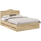  Okvir za krevet s ladicama Hrast sonoma 150 x 200 cm - Hrast sonoma 150 x 200 cm | shoptok.hr